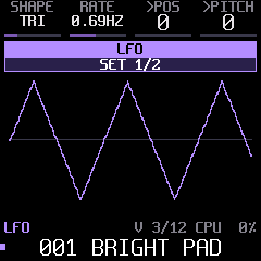 LFO page